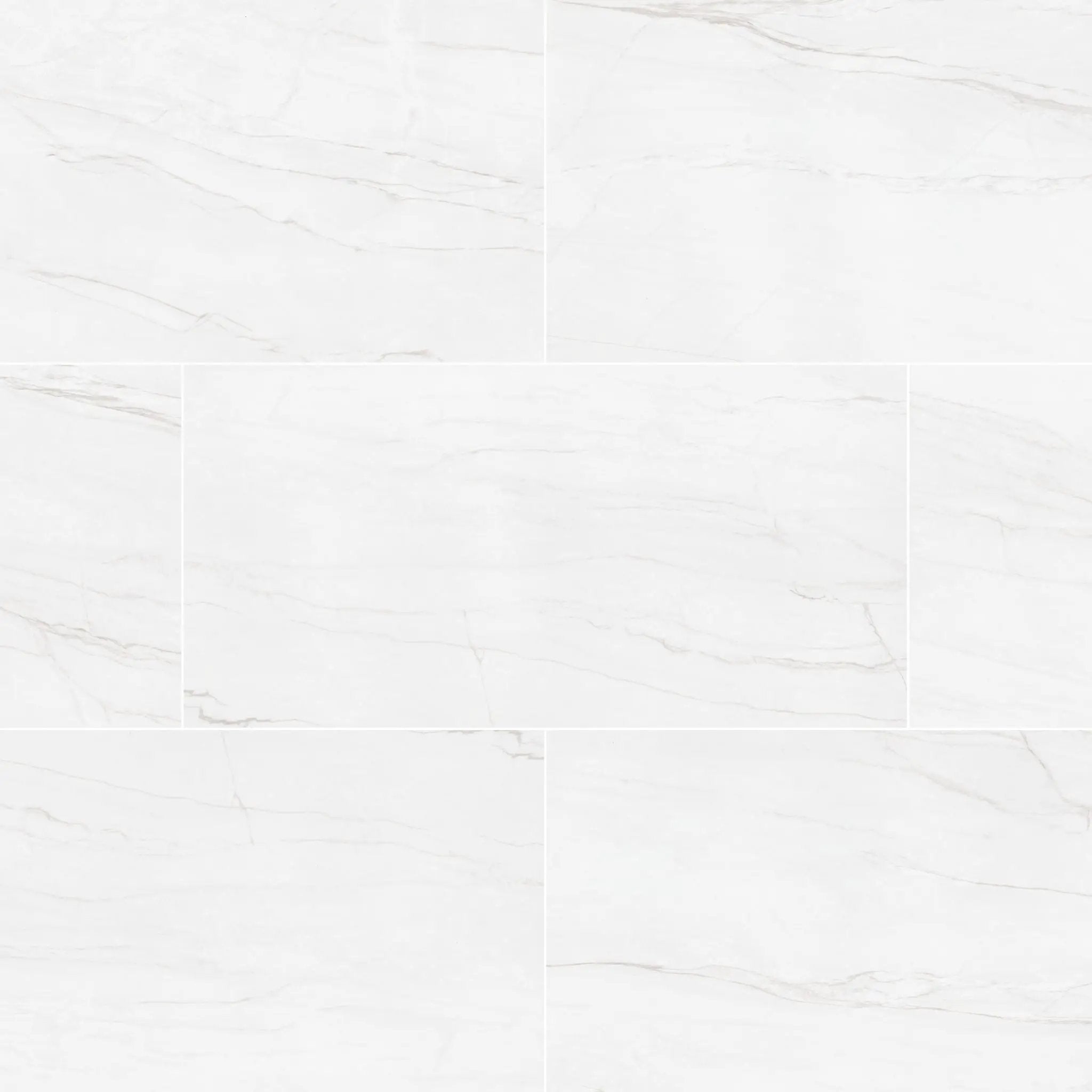 Kaya Zermatta Blanca Polished Porcelain Tiles 12x24 close up