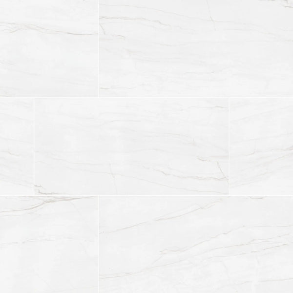 Kaya Zermatta Blanca Polished Porcelain Tiles 24x48