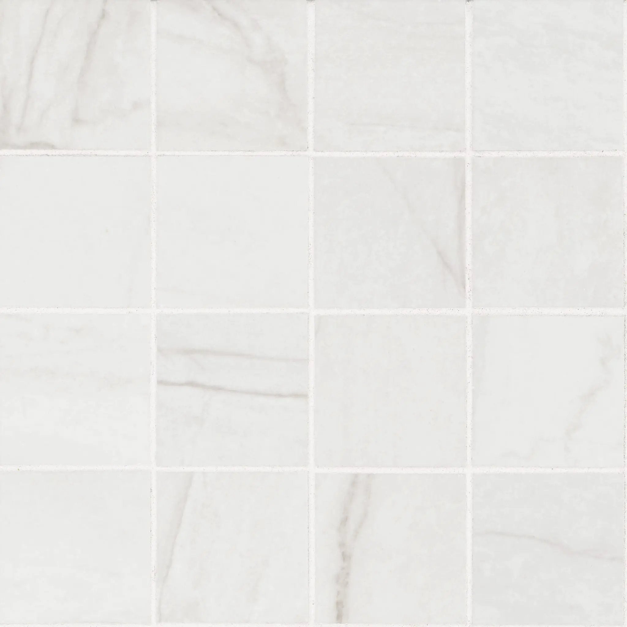 Kaya Zermatta Blanca Matte Porcelain Mosaics 3x3 close up