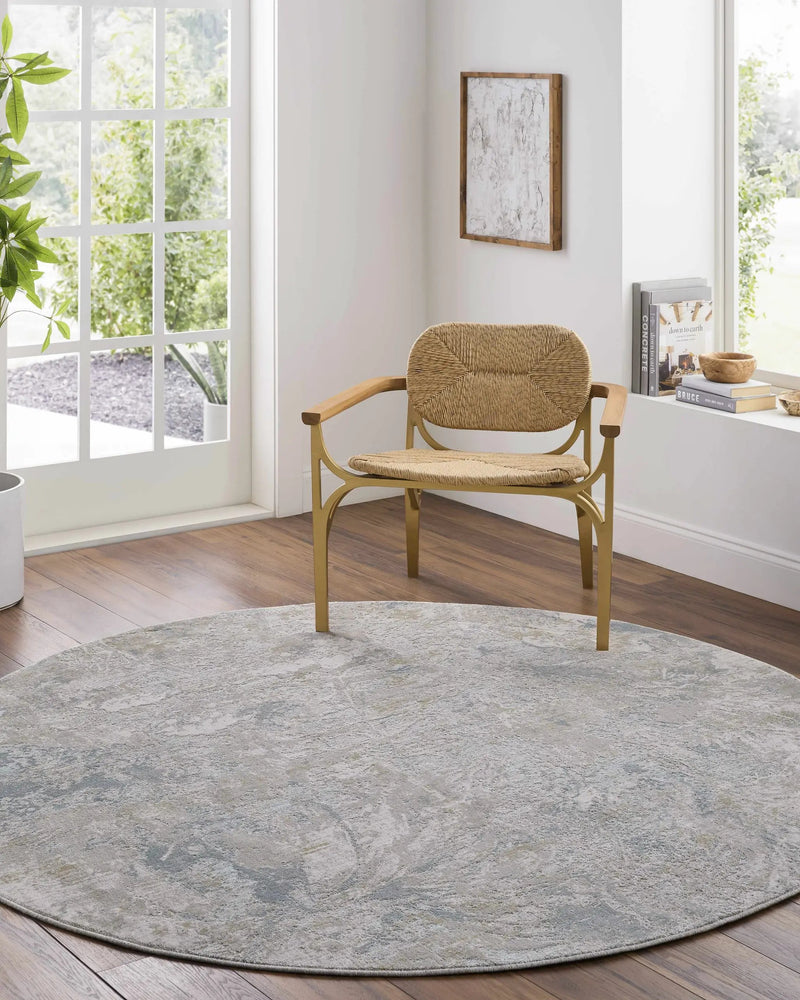 Nurit Blue Gray Thick Luxe Boutique Rug by Boutique Rugs
