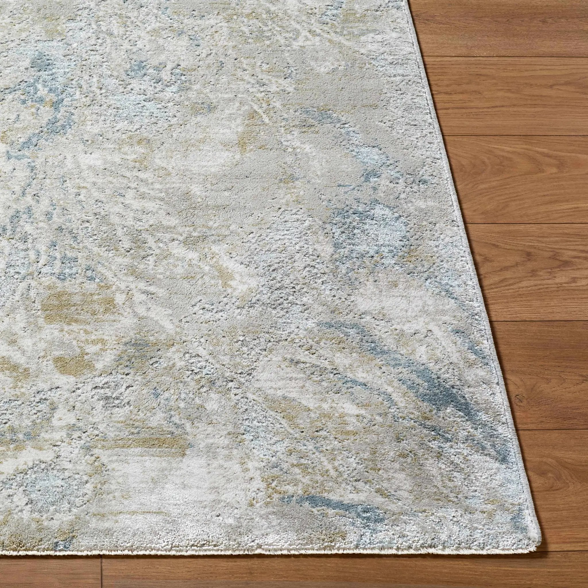 Nurit Blue Gray Thick Luxe Boutique Rug by Boutique Rugs