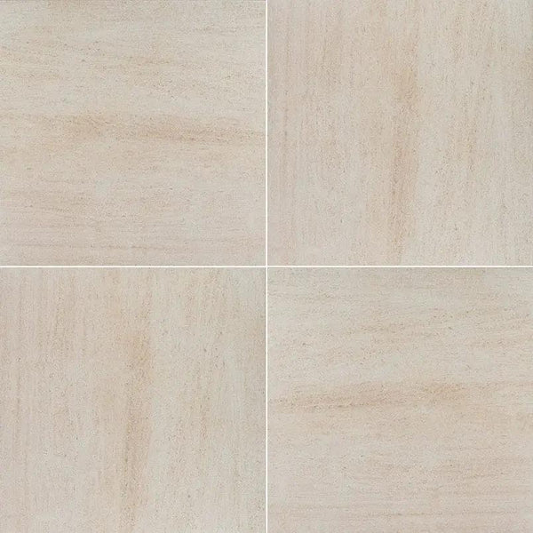 Livingstyle Beige Matte Limestone Look Porcelain Tiles 24x24