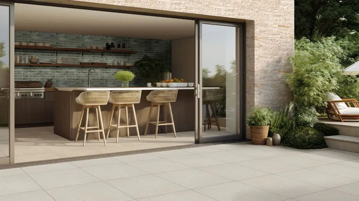 Livingstyle Pearl Matte Limestone Look Porcelain Tiles 18x36 by MSI Surfaces