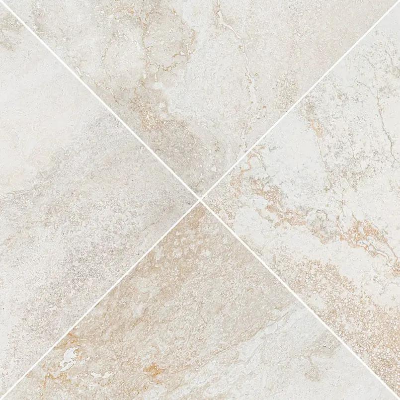 Livingstyle Travertino Matte Travertine Look Porcelain Pavers 18x36 angled view