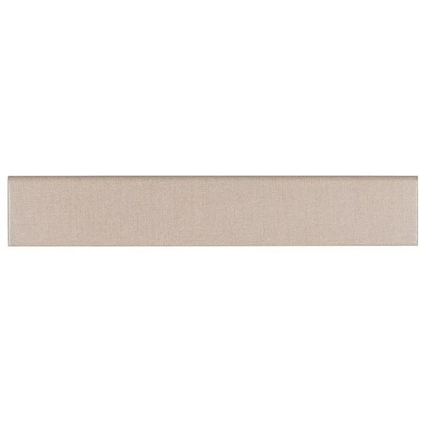 Loft Glacier Matte Bullnose Fabric Look Porcelain Moldings 3x18