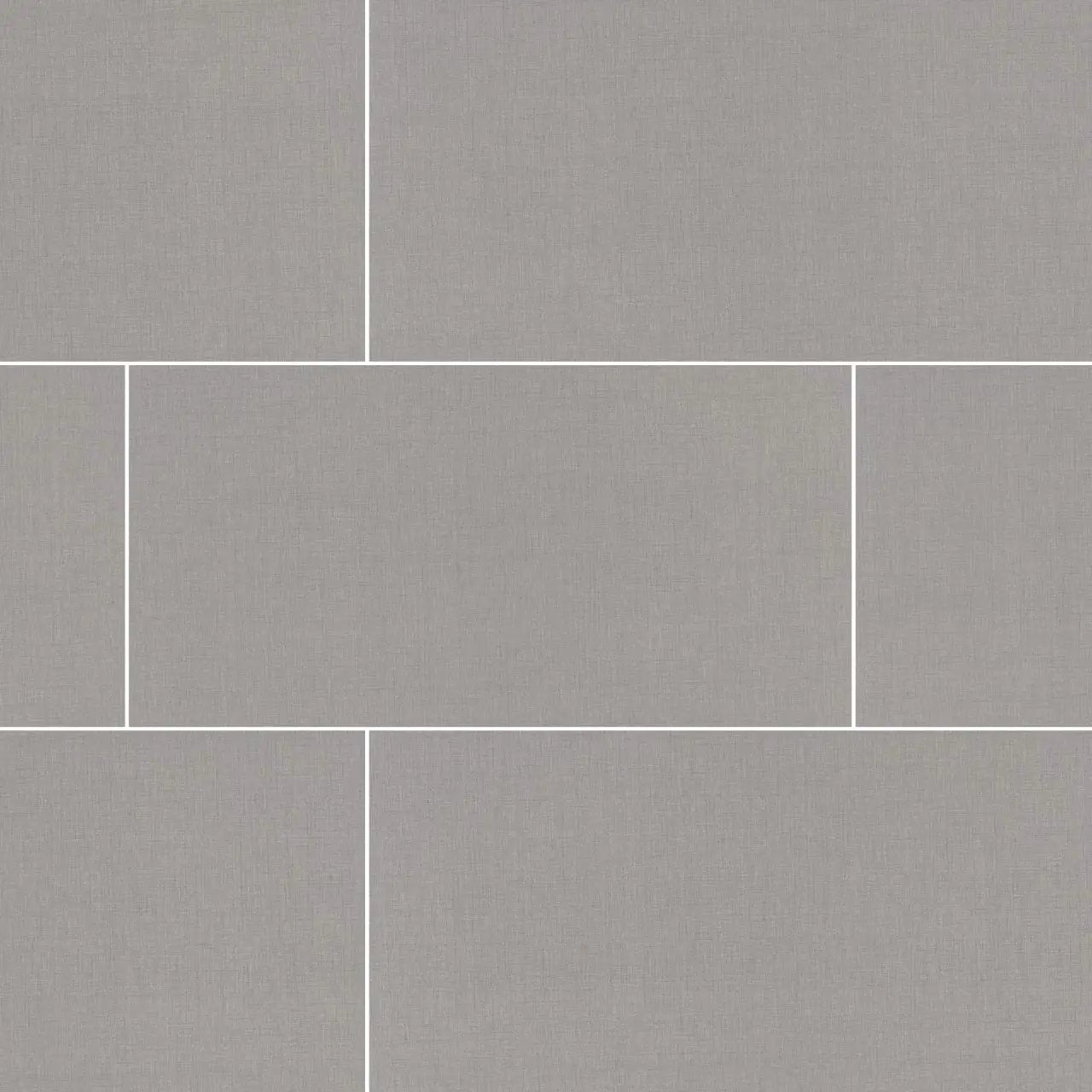 Loft Gris Matte Fabric Look Porcelain Tiles 12x24 close up