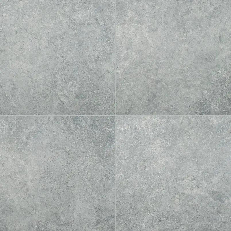 Legions Lunar Silver Matte Porcelain Tiles 24x24 close up