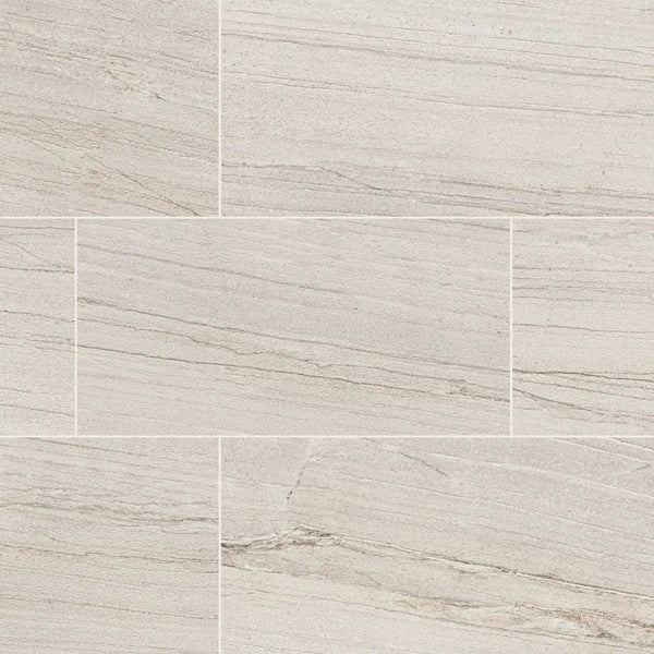 Malahari White Lappato Porcelain Tiles 12x24