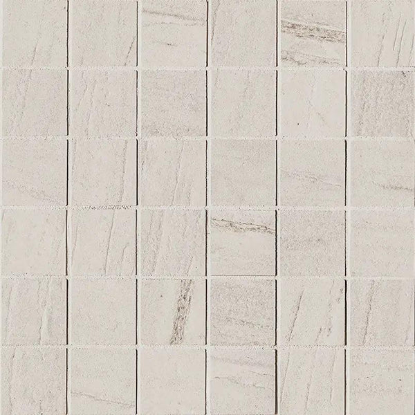 Malahari White Lappato Porcelain Mosaics 2x2