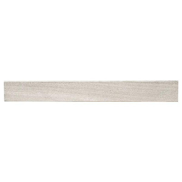 Malahari White Lappato Bullnose Porcelain Moldings 3x24