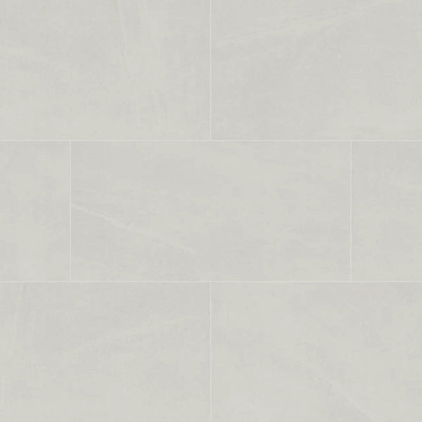 Traktion Maven Talc Matte Limestone Look Porcelain Tiles 12x24