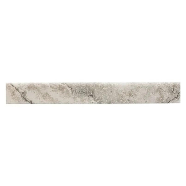 Napa Beige Matte Bullnose Travertine Look Ceramic Moldings 3x24