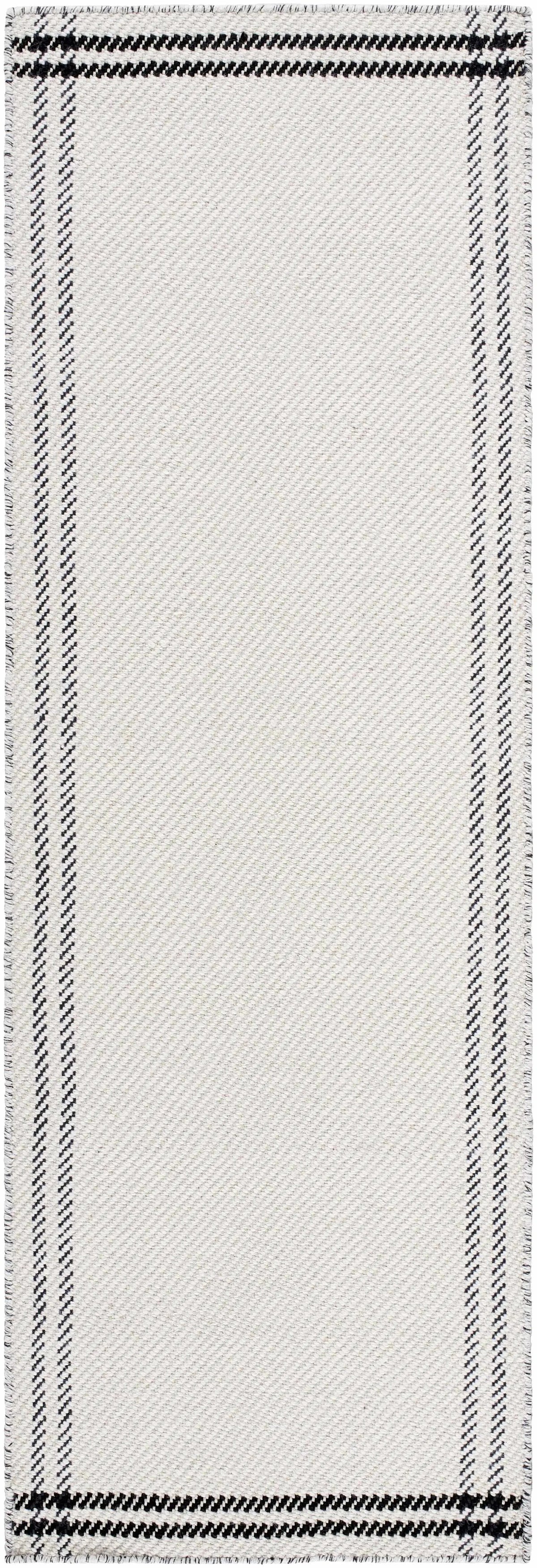 Nimue Cream & Blue Bordered Area Rug - Clearance, photo 8 of 9