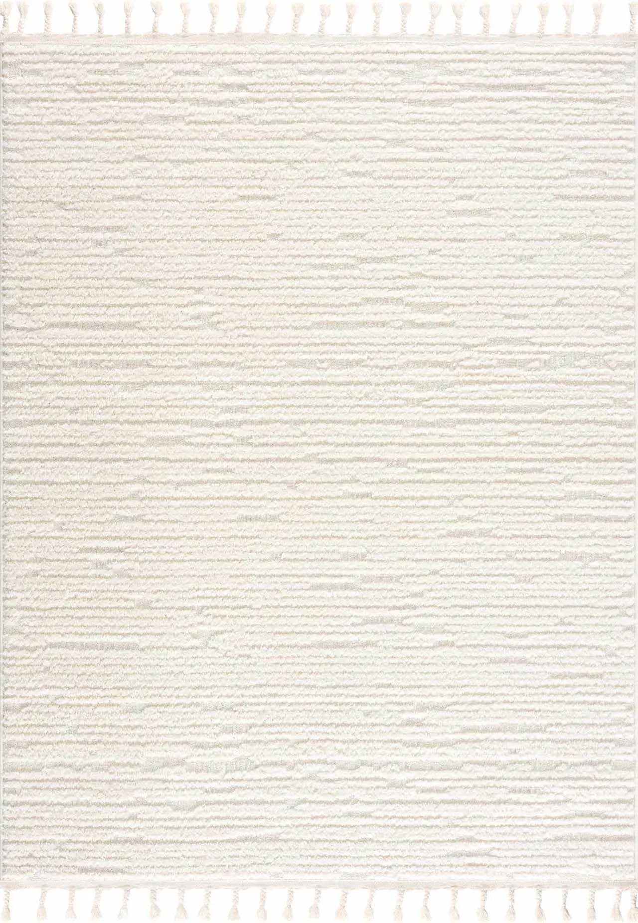 Kulu Textured Area Rug with Tassels by Boutique Rugs