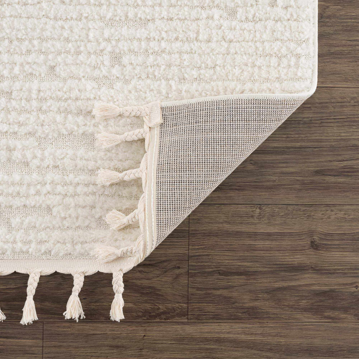 Kulu Textured Area Rug with Tassels, photo 6 of 13