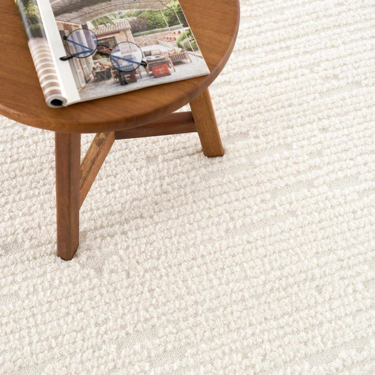Kulu Textured Area Rug with Tassels, photo 11 of 13