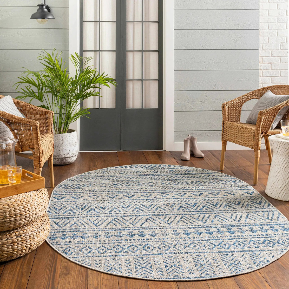 Novato All Over Pattern Performance Outdoor Rug, photo 23 of 26