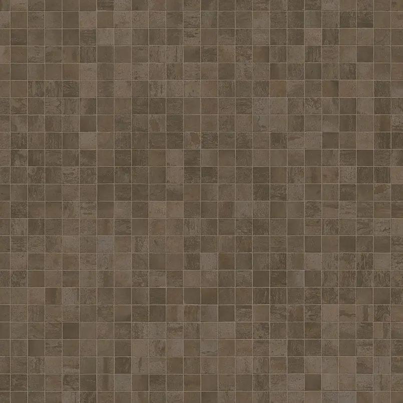 Oxide Copper Matte Porcelain Mosaics 2x2 close up