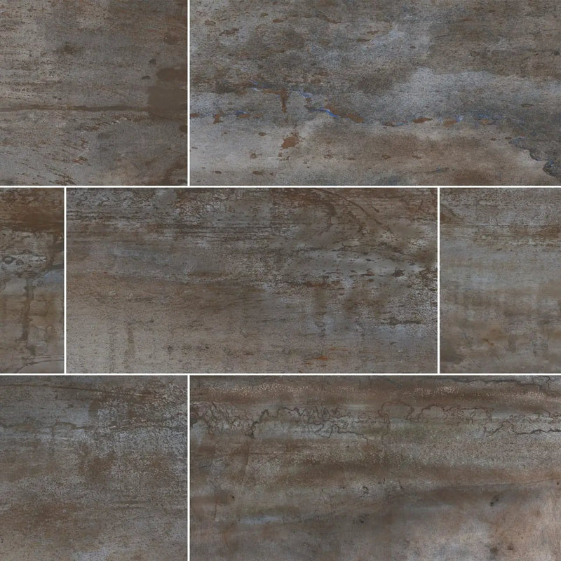 Oxide Iron Matte Porcelain Tiles 12x24 by MSI Surfaces