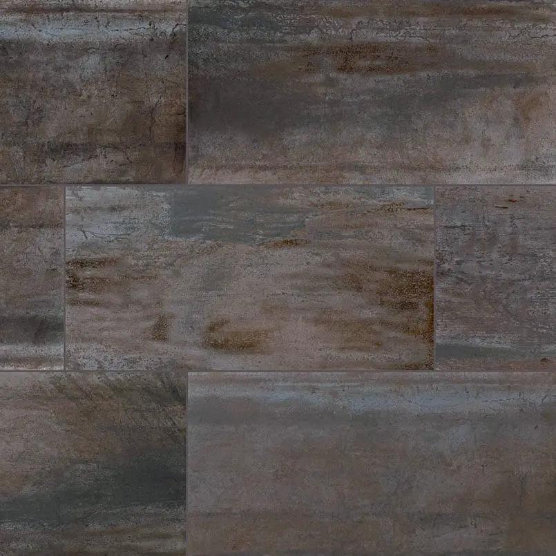 Oxide Iron Matte Porcelain Tiles 24x48 close up
