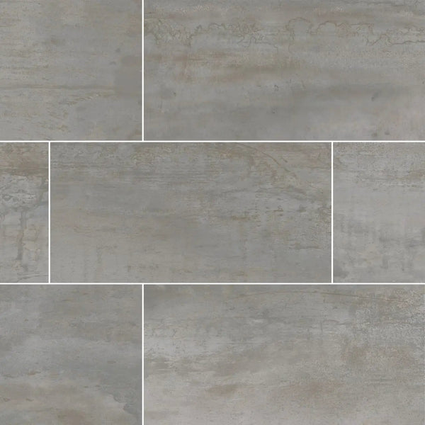 Oxide Magnetite Matte Porcelain Tiles 12x24