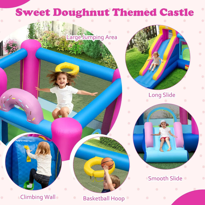 Inflatable Bounce House with Slides and Basketball Hoop (without Blower) by DirectDeals