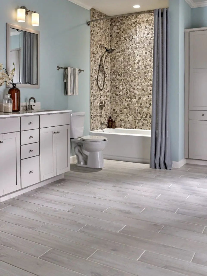 Palmetto Fog Matte Porcelain Tiles 6x36 by MSI Surfaces
