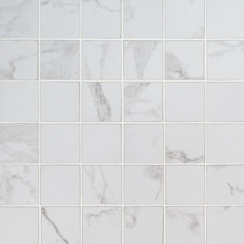 Praia Carrara Matte Porcelain Mosaics 2x2 by MSI Surfaces