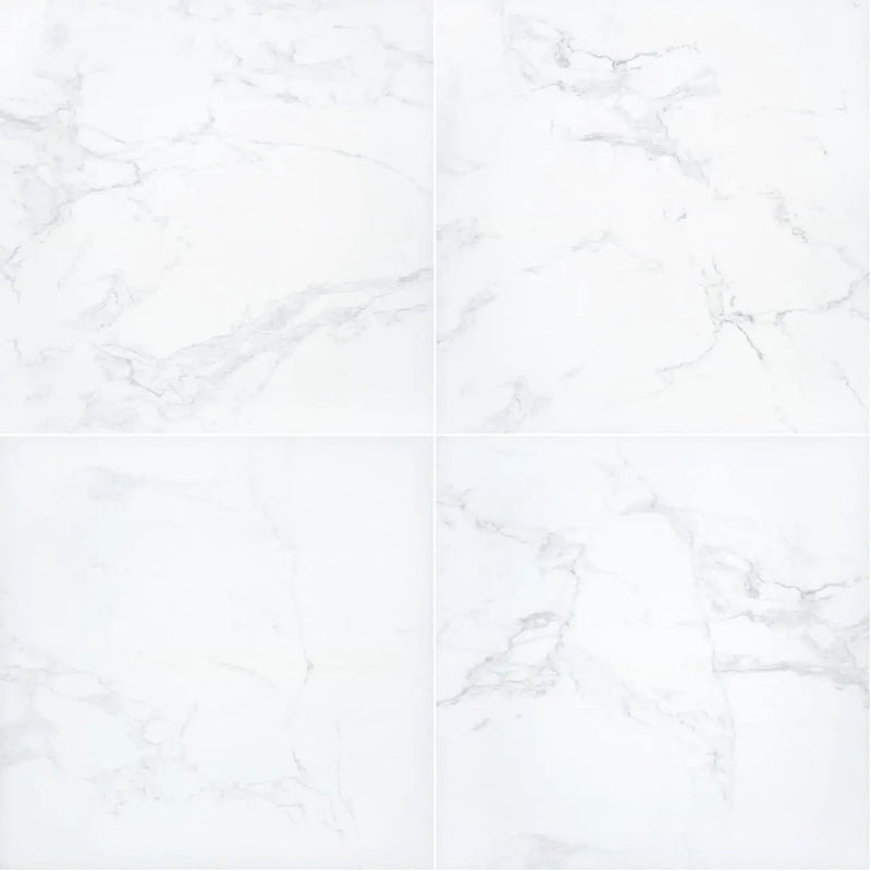 Praia Carrara Matte Bullnose Porcelain Moldings 3x24 close up