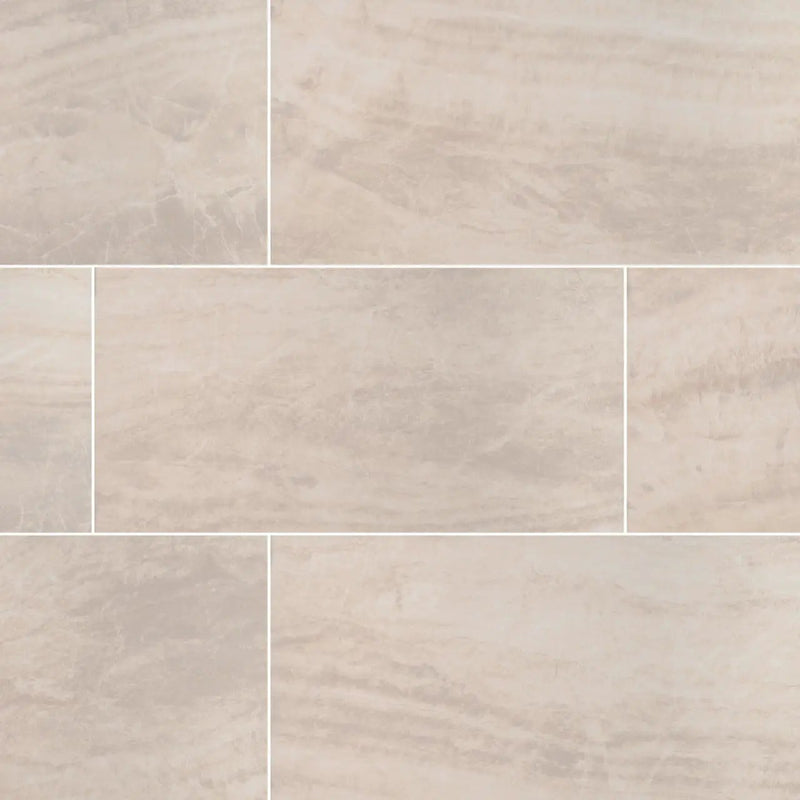 Praia Crema Matte Porcelain Tiles 12x24 by MSI Surfaces