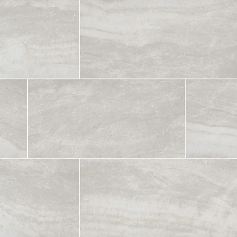 Praia Grey Matte Porcelain Tiles 12x24 close up
