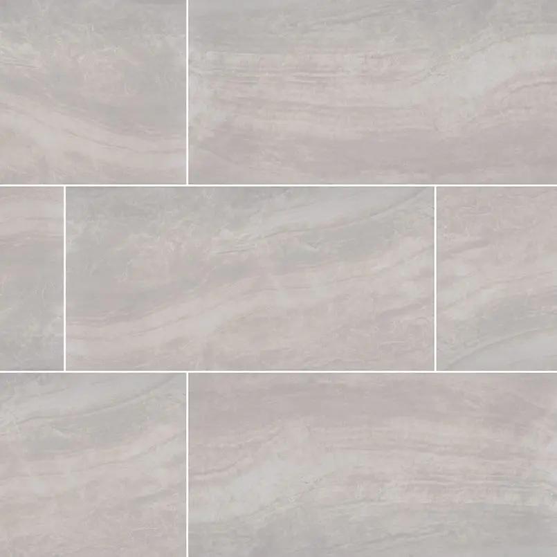 Praia Grey Matte Porcelain Tiles 24x48 close up