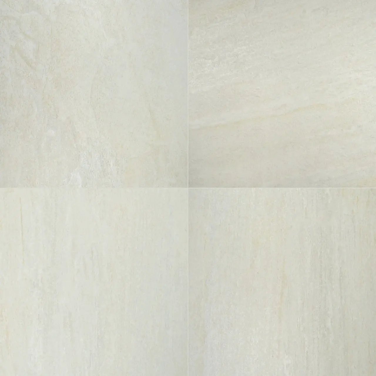 Legions Quartz White Matte Porcelain Mosaics 2x2 close up