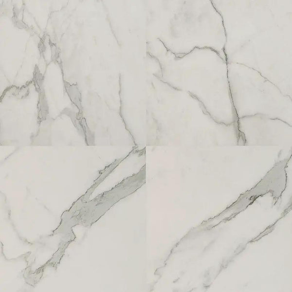 Regallo Calacatta Isla Polished Marble Look Porcelain Tiles 24x24