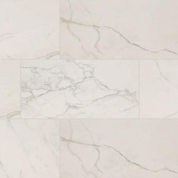 Regallo Calacatta Isla Polished Marble Look Porcelain Tiles 24x48