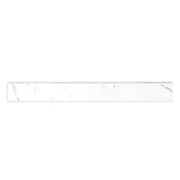 Regallo Calacatta Isla Matte Marble Look Porcelain Moldings 3x24