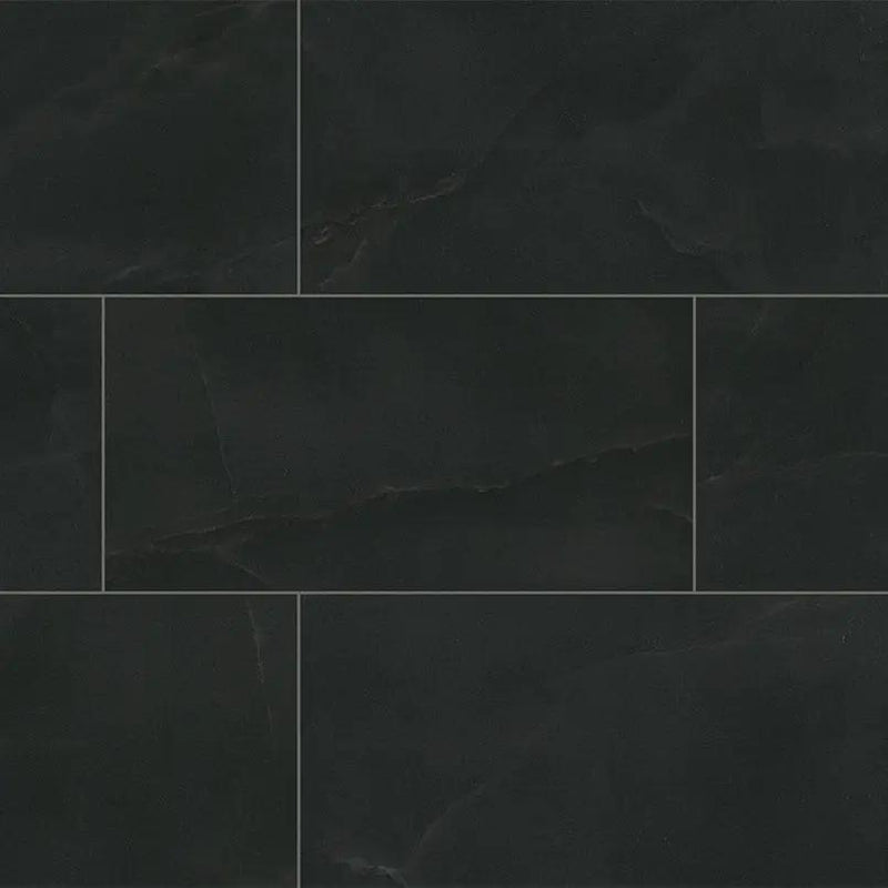 Regallo Midnight Agate Matte Porcelain Tiles 24x48 close up