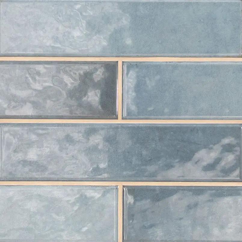 Renzo Denim Ceramic Tile 3x12 Glossy Mosaics by MSI Surfaces