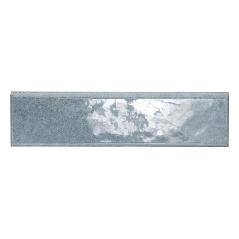 Renzo Denim Ceramic Tile 3x12 Glossy Bullnose Mosaics by MSI Surfaces
