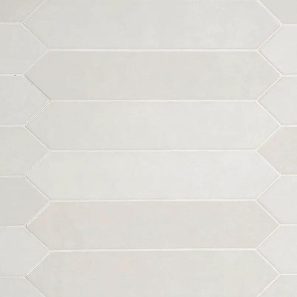 Renzo Dove Ceramic Tile 3x12 Glossy Picket Mosaics 2.5x13