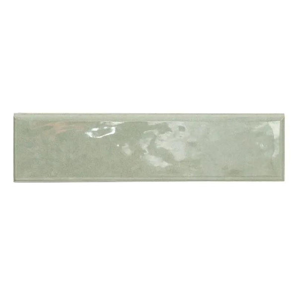 Renzo Jade Ceramic Tile 3x12 Glossy Bullnose Mosaics