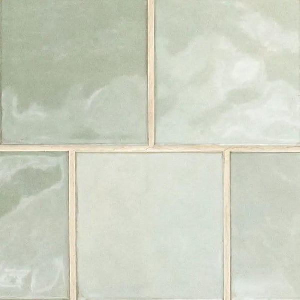 Renzo Jade Ceramic Tile 3x12 Glossy Mosaics 5x5