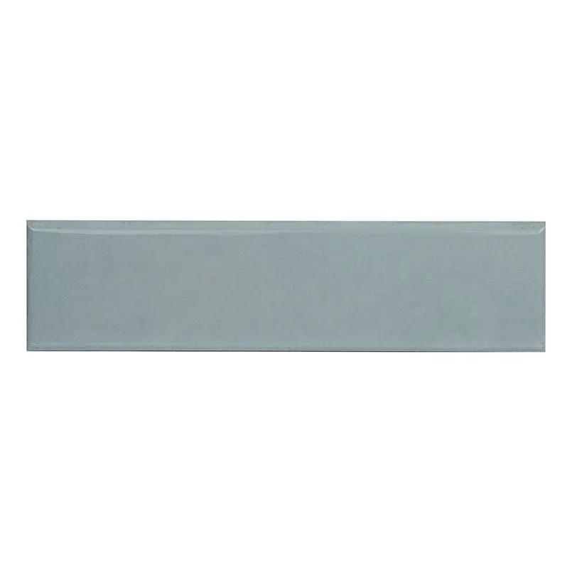 Renzo Sky Ceramic Wall Tile Glossy Bullnose Mosaics 3x12 by MSI Surfaces