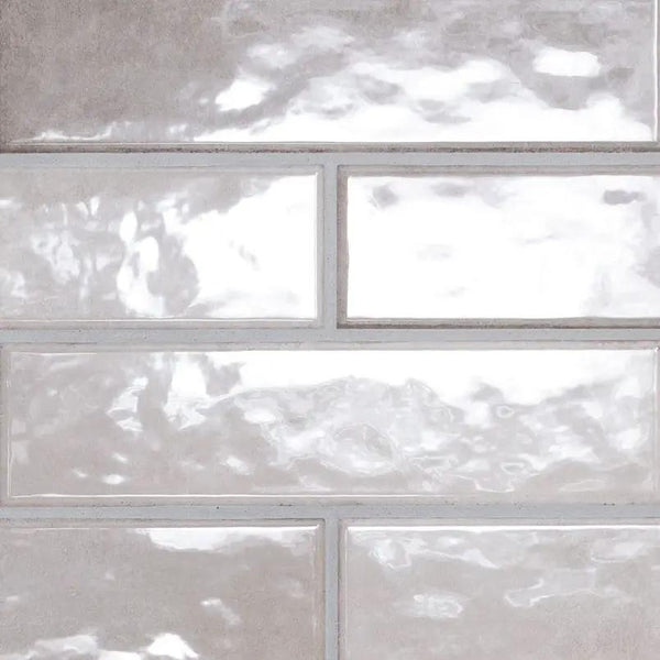 Renzo Sterling 3x12 Tile Glossy Ceramic Mosaics