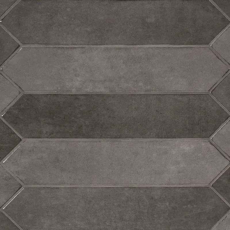 Renzo Storm 3x12 Glossy Picket Ceramic Mosaics 2.5x13 by MSI Surfaces