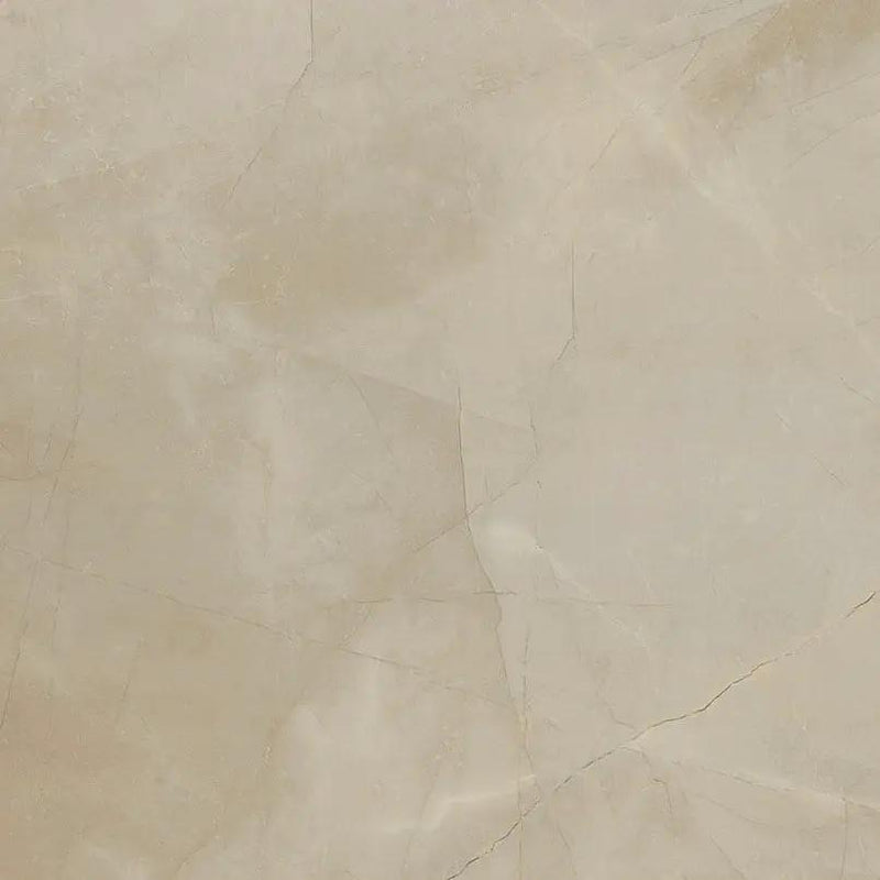 Sande Cream Matte Marble Look Porcelain Tiles 48x48 close up