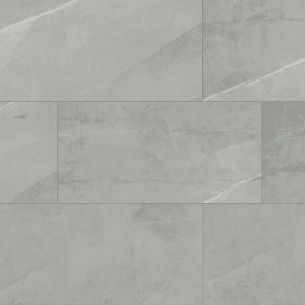 Sande Grey Polished Marble Look Porcelain Tiles 12x24
