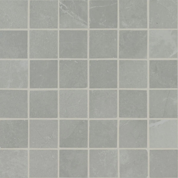 Sande Grey Matte Marble Look Porcelain Mosaics 2x2