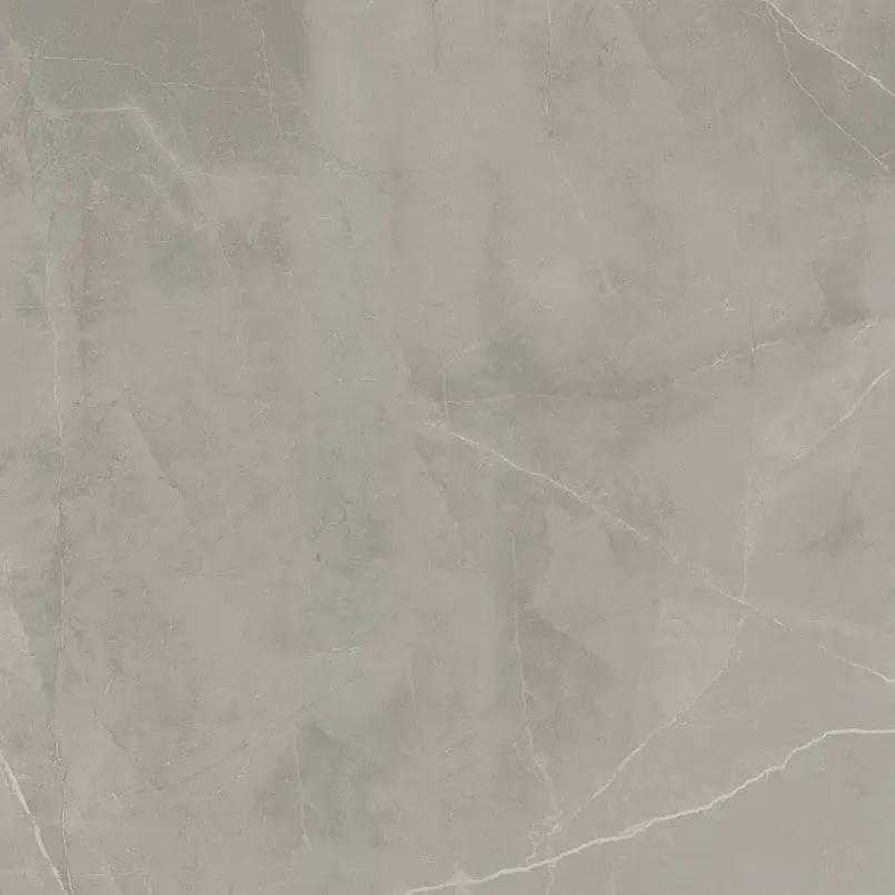 Sande Grey Polished Marble Look Porcelain Tiles 48x48 close up