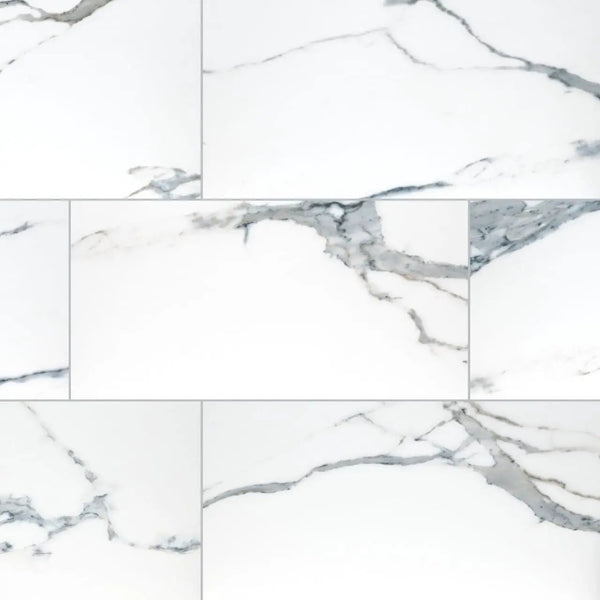 Savoy Azula Matte Marble Look Porcelain Tiles 12x24